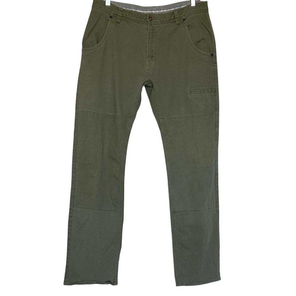 Kavu Mens Outdoor Hiking Pants Size 38 Green Casual EUC